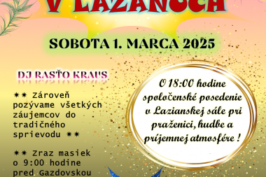 Fašiangy v Lazanoch